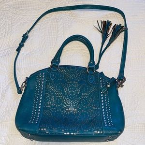 American West dark teal purse.